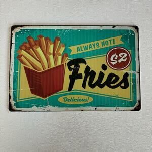 Kitchen French Fries Metal Sign Home Decor NEW Gift FAST SHIP